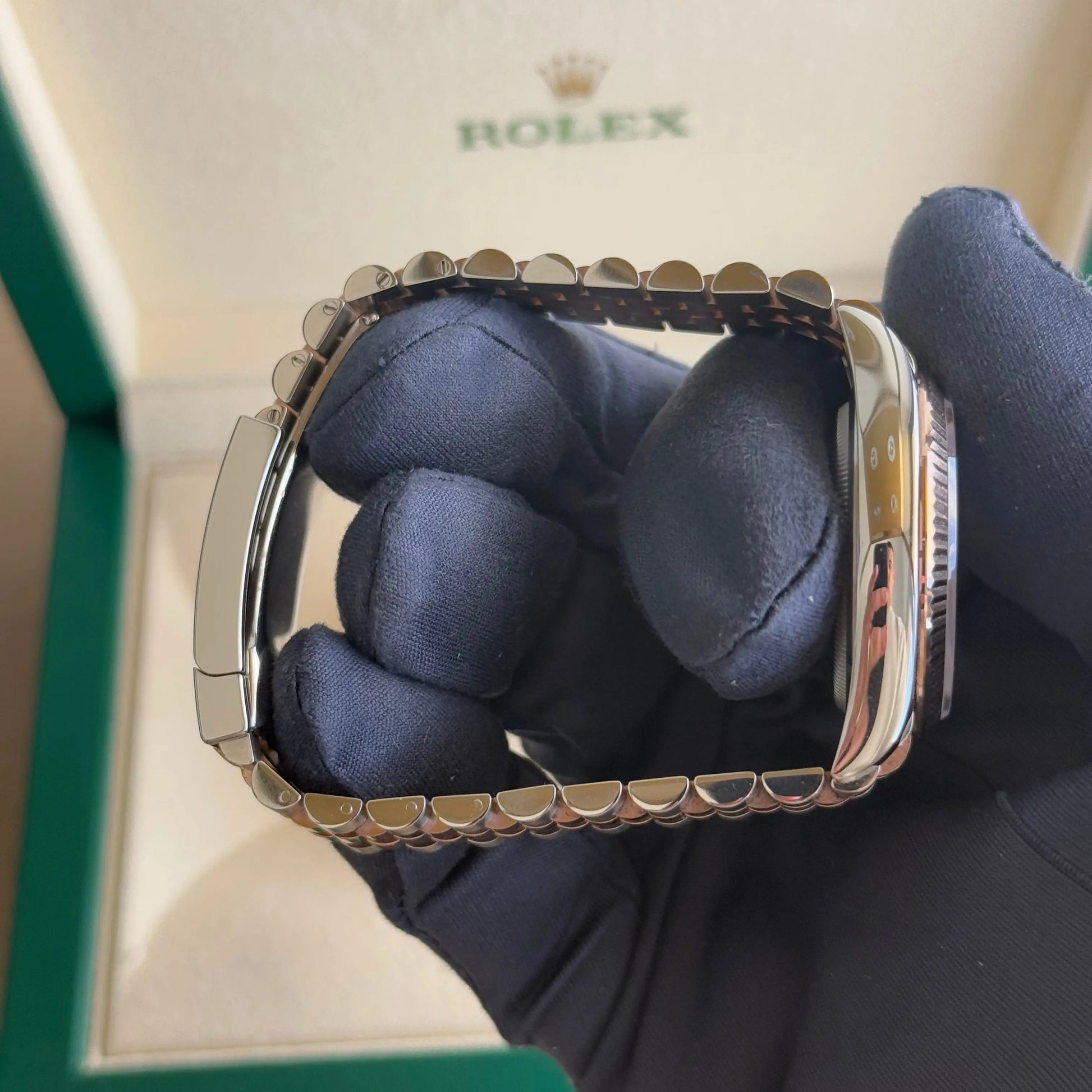 2024 Rolex Datejust 36 Black Diamond Dial 126231 / Two Tone Rose Gold / Like New - Justwatchit