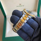 1976 Rolex GMT Master 'Rootbeer' 16753 / Two Tone Yellow Gold / Fully Serviced by Rolex Service Centre - Justwatchit