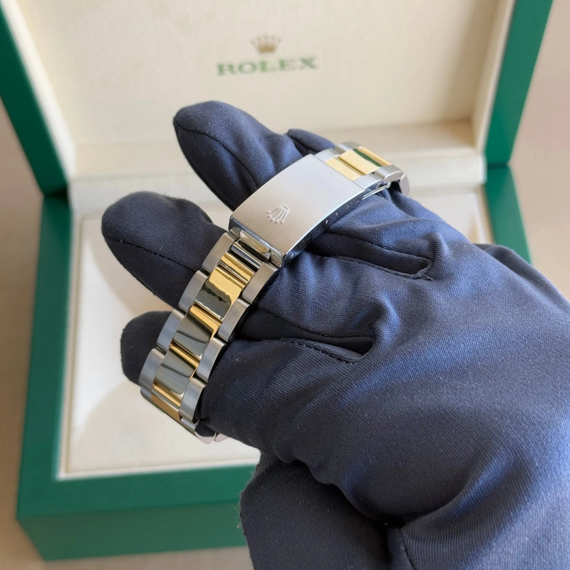 1976 Rolex GMT Master 'Rootbeer' 16753 / Two Tone Yellow Gold / Fully Serviced by Rolex Service Centre - Justwatchit
