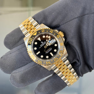 2025 Rolex GMT-Master II 'Zombie' Ceramic Black Dial / 126713GRNR / Two Tone Yellow Gold / 40mm / Brand New & Unworn