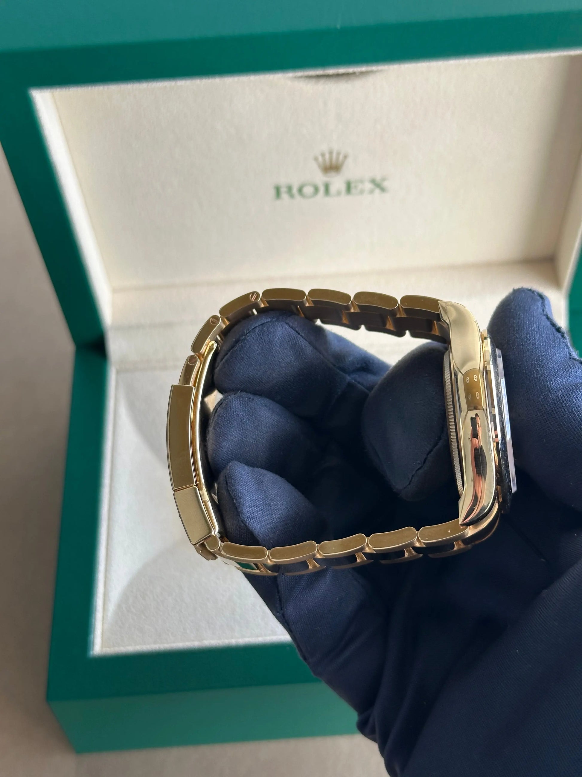 2025 Rolex Daytona Cosmograph Black Dial 126508 / Yellow Gold / Box & Papers - Just Watch It Pty Ltd