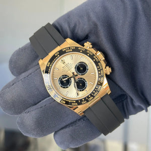 2025 Rolex Daytona Cosmograph 'Pikachu' 126518LN / Yellow Gold on Oysterflex / Box & Papers - Just Watch It Pty Ltd
