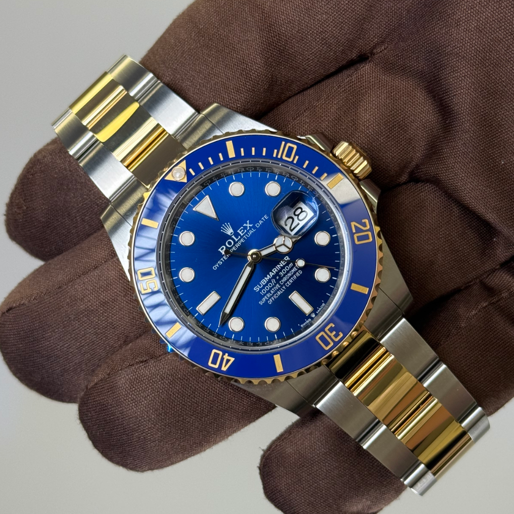 2025 Rolex Submariner Date Bluesy / 126613LB / Yellow Gold & Steel / Brand New & Unworn / Box & Papers Just Watch It