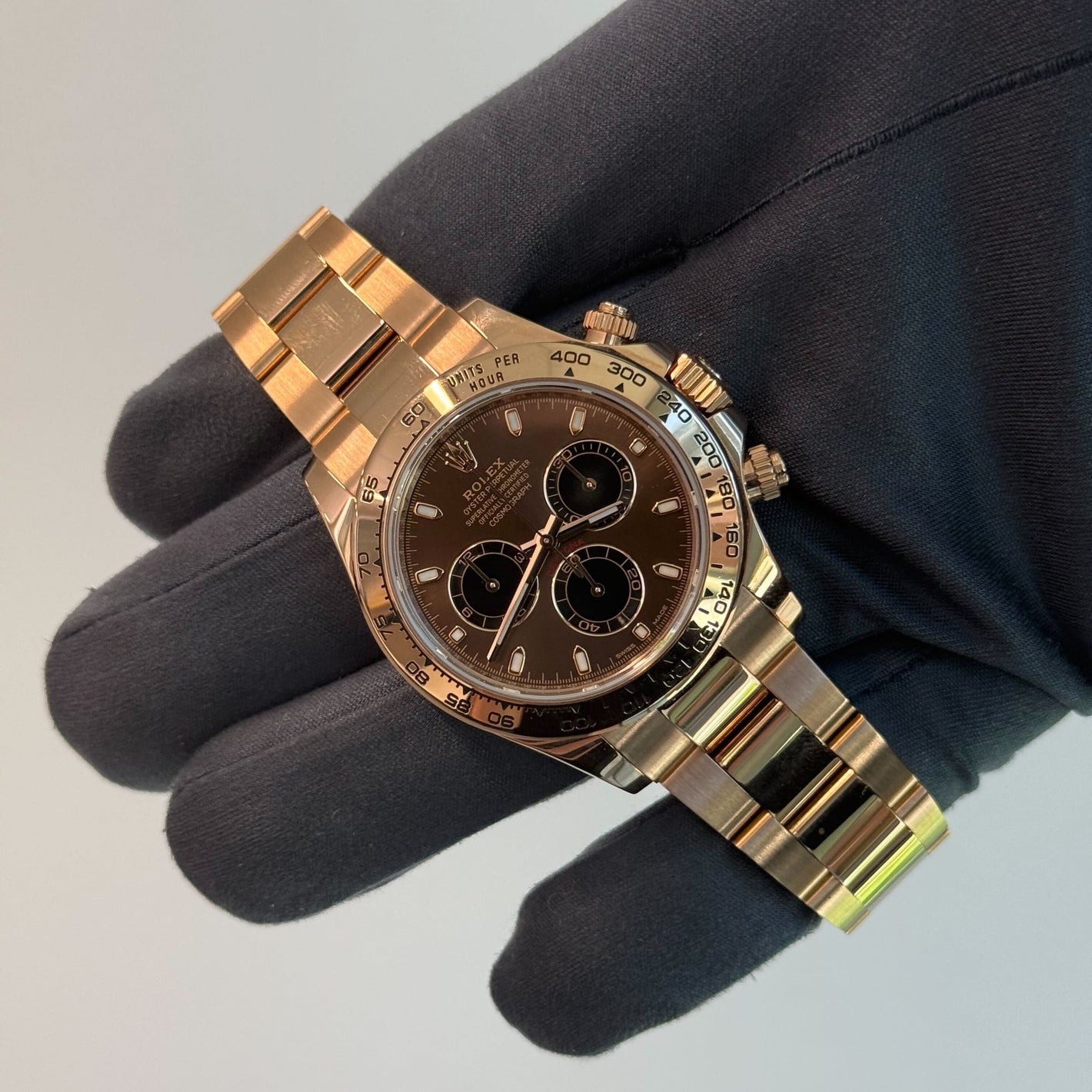 2023 Rolex Daytona Cosmograph Chocolate Dial / Rose Gold / Mint Condition / Box & Papers Just Watch It
